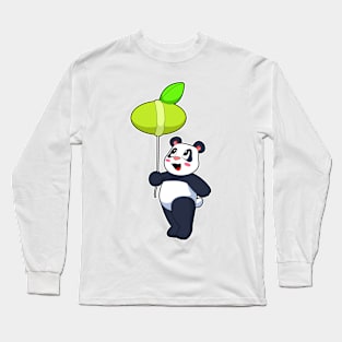 Panda Balloon Long Sleeve T-Shirt